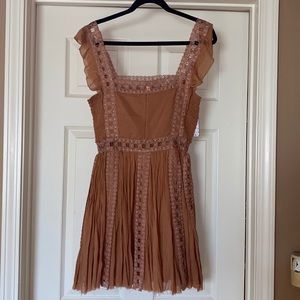 Orange/Camel Verona Free People Dress